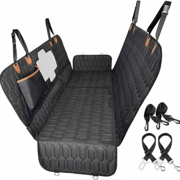 Dog Luxury Car SUV 4 in 1 Seat Cover Scratch Proof Pet Car Seat Belt GEGD093AB - Picture 13 of 13